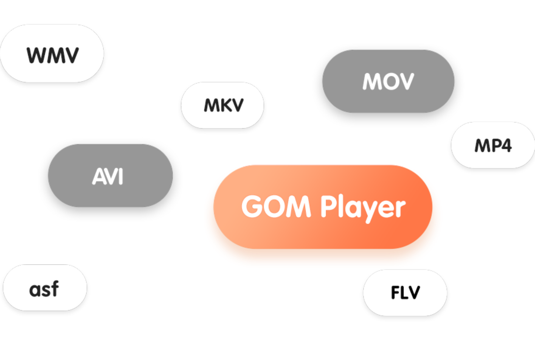 GOM Player Format Support - 100+ Video Formats AVI MP4 MKV